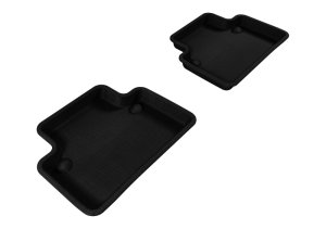 Volvo S40 Floor Mats - Rear - 3D MAXpider - Kagu - Black - `04-`12 Volvo S40 Floor Mats - Rear - 3D MAXpider - Kagu - Black - `04-`12